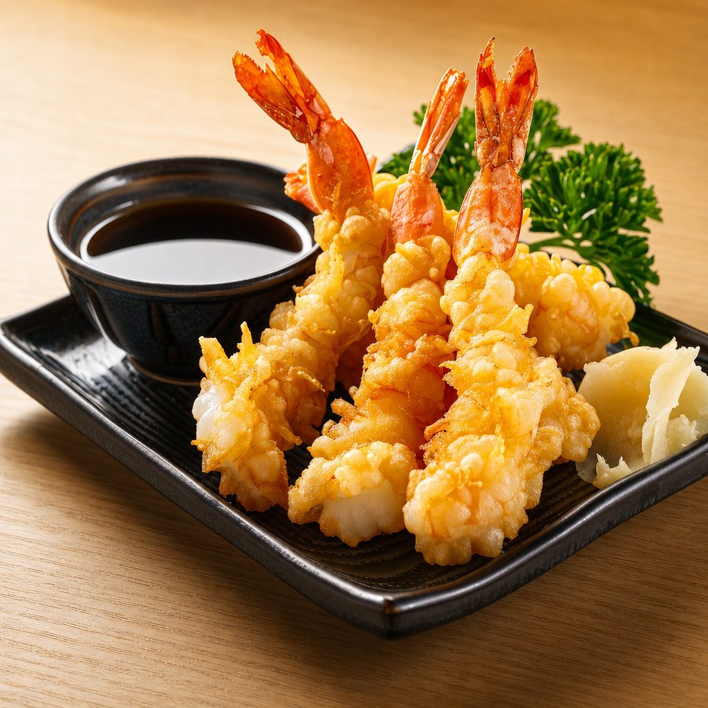 Shrimp Tempura Appetizer.