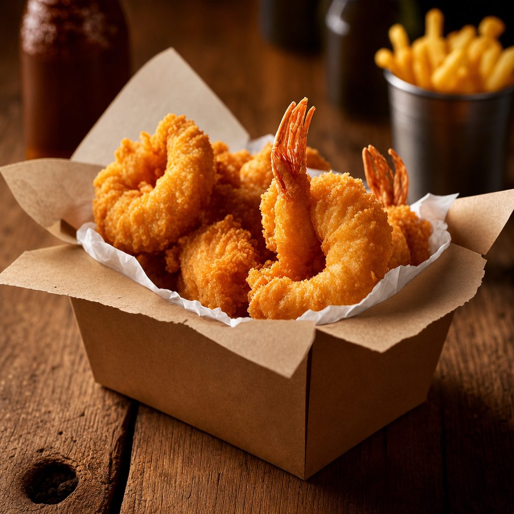 Spicy Asian Jumbo Shrimp(Breaded) 8pcs.