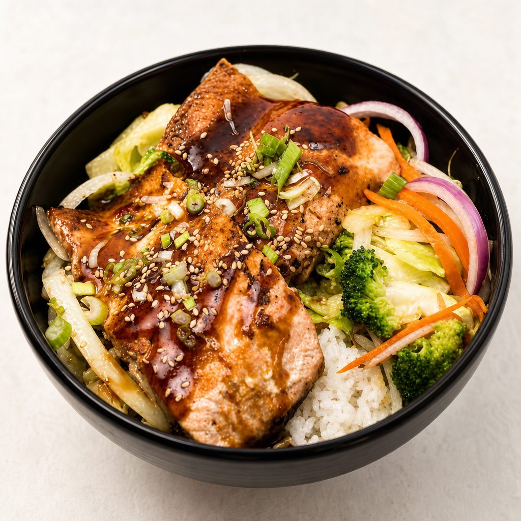 Salmon Teriyaki(Plate Size).