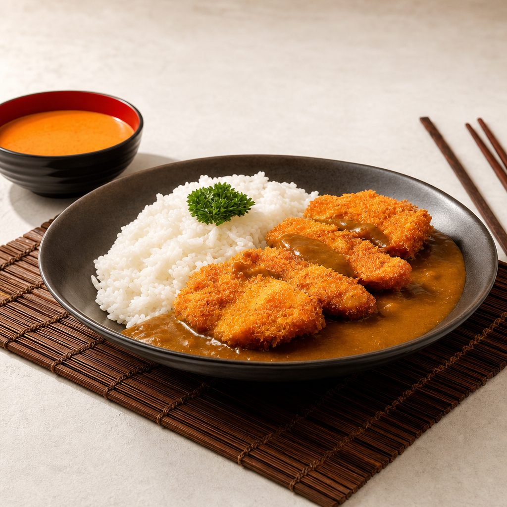 Chicken Katsu With Curry.
