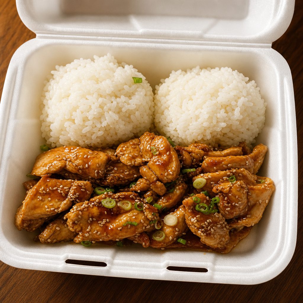 Chicken Teriyak(leg, thigh)PLATE SIZE.