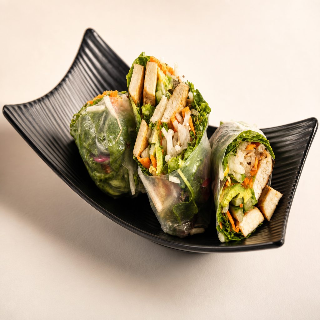 Chicken Avocado Summer Roll.