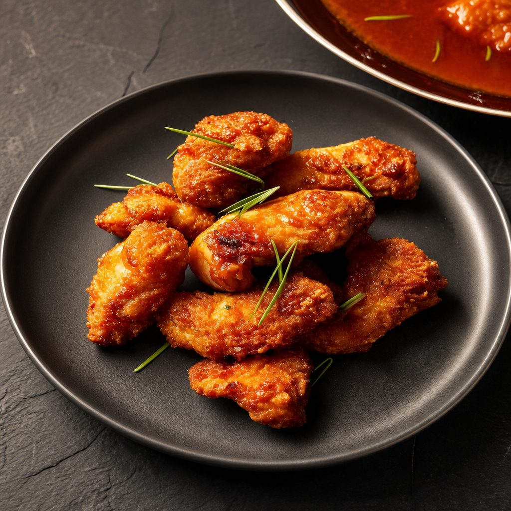 Spicy Asian Breaded Chicken(Plate Sizel).