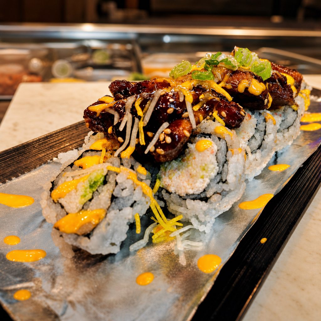 CHICKEN TERI ROLL.