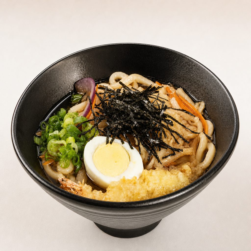 Tempura Udon Noodle Soup.