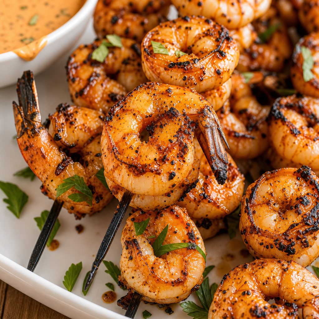 Walnut Honey Jumbo Shrimp.