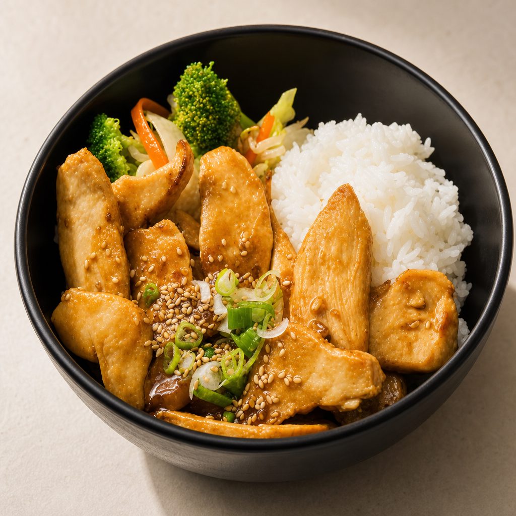 Chicken Breast Teriyaki (Plate Size).