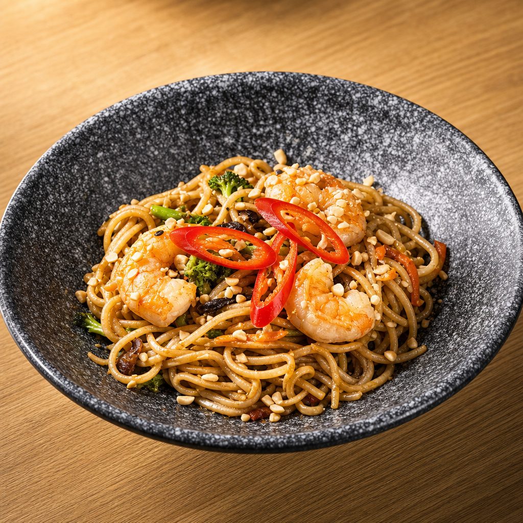 Shrimp Yaki soba/udon(Lg Size).