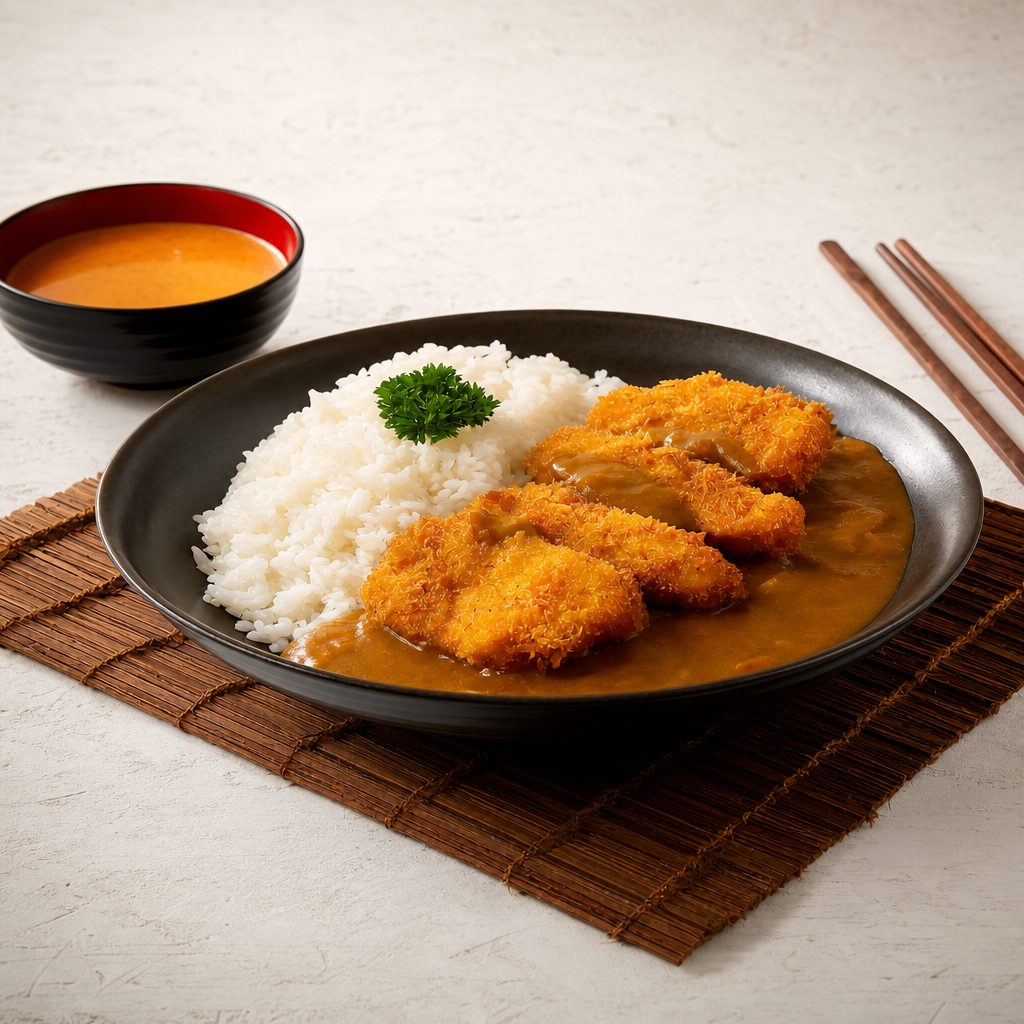 Chicken Katsu With Curry.